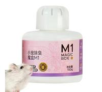 Pet Odor Neutralizing Gel, 150g Small Animal Cage Deodorizer | Odor Absorber And Eliminator Gel For Hamster Guinea Pig Ferret Small Pet Habitat Home Cage Cleaning Supplies