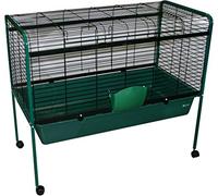Pet One Small Animal Hutch Cage 105x53.5x90.5cm for Rabbits and Guinea Pigs