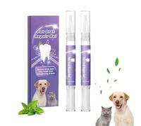 Pet Oral Repair Gel,30 ML Pet Oral Restoration Whitening Gel,Pet Toothbrush Pen,Pet Clean Teeth Gel,Pet Teeth Cleaning Pen,Pet Oral Cleaning Gel,Suitable for Pet Teeth Cleaning and Whitening,2 PCS