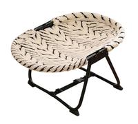 Pet Outdoor Bed, Elevated Dog Hammock, Dog Cot with Sturdy Frame, Portable Sleep with Lightweight Breathable Material, Pet Gear, for Puppies Cats Pets Travel Camping