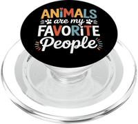Pet Owners Animals Are My Favorite People PopSockets PopGrip for MagSafe