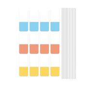 PET Page Markers, Adhesive Notes for Books and Documents, Repositionable Tabs for Study Reading Page Markers