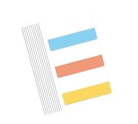 PET Page Markers, Adhesive Notes for Books and Documents, Repositionable Tabs for Study Reading Study Adhesive Strips