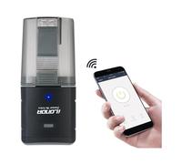 Pet Parent's Best Friend, Automatic Fish Feeder with App Lychee Control, WiFi-Enabled ABS Plastic Device for Aquariums and Ponds