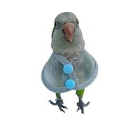 Pet Parrot Anti-bite Collar, Anti-Grab Feather Lick Wound Healing Safety Practical Neck Cover, Protective Recovery Collars for Macaw African Budgies Parakeet Cockatiel Random Color (XS)