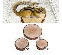 Pet Parrot Bird Cage Perch Platform Round Wooden Stand Board For Chinchilla Squirrel Birds Pet Parrot Bird Cage Perch Platform Round Wooden Stand Board For Chinchilla Squirrel Birds