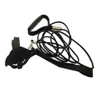 Pet Parrot Bird Harness and Leash with Cute Wing, Adjustable Training Design, Soft Padded Flight Vest, Lightweight Ergonomic Handle, Black, for Cockatiels, Lovebirds, Sun Conures, Outdoor Walking