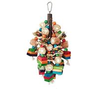 Pet Parrot Chewing Plant Parrot Toy Bites Resistances Bird Tearing Toy Cockatiels Training Hanging Birds Cage Supplies