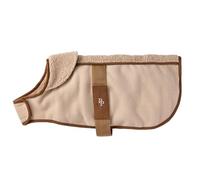 Pet Passion Aspen - The Cozy Sherpa Vegan Shearling Pet Jacket Sweater for Small, Medium and Large Dogs, Camel, X-Small (5-12 lbs)