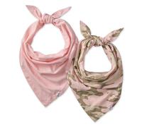 Pet Passion Multipack 100% Organic Cotton Pet Bandanas for Small, Medium and Large Dogs, Camo-Pink, X-Small/Small