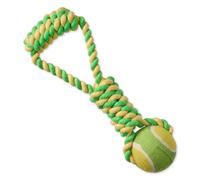 Pet Passion Organic Cotton Pull and Chew Dog Toys for All Pet Breeds, Yellow, One Size
