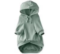 Pet Passion Rocky II - The Extra Comfy Hoodie, Organic Cotton and Recycled Poly Dog Hoodie Pet Coat Sweater for Small, Medium, Large Dogs , Sage, Large (40-60 lbs)
