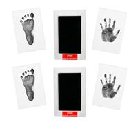 Pet Paw Print Kit, Baby Hand and Footprint kit,2PC Clean Touch Inkless Pad with 4 Imprint Cards，Non-Toxic Baby Handprint & Footprint Kits, Perfect for Newborn Toddler Baby Infant Boy Girl Pets