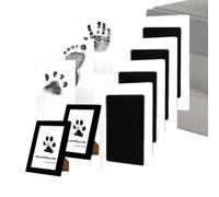Pet Paw Print Kit with Frames Inkless Memorial Pet Safe Ornament