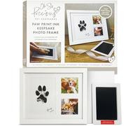 Pet Paw Print Kit with Photo Frame, Cat & Dog Paw Pet-Safe Ink Pad | Wall or Hanging Display, Dog Keepsake by Oh So Precious