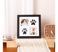 Pet Paw Print Picture Frame Kit, Dog Nose Print Kit For Dog Cat Keepsake | Dog Nose Print Kit, Pet Paw Print Impression Kit, Pet Memorial Frame with Seal pad and seal paper, Family Couple Memory Gift
