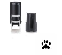Pet Paw Print Stamp - Loyalty Card Stamper - Self Inking Black Ink - Approx. 11mm