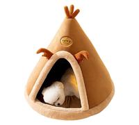 Pet Pearl Bed - Winter House Alce, Foldable Refugee | Soft Cave for Dogs with Thick Material Ideal for Medium and Small Cats in Silent Rooms or Rooms