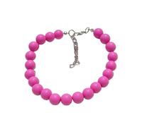 Pet Pearl Collar Necklace Chain | Pearl Bead Strand, Metal Chain Base, Grooming/party/photo Use