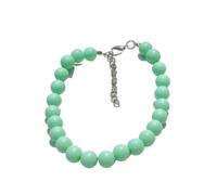 Pet Pearl Collar Necklace Chain | Pearl Bead Strand, Metal Chain Base, Grooming/party/photo Use