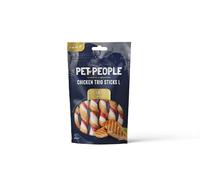 Pet People Chicken Trio Sticks L 90g, Natural, Grain Free, High Protein, Dental Care, Dog Snacks - 8pc, 90g (9 Bags)