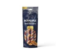 Pet People Chicken Trio Sticks XL 240g, Natural, Grain Free, High Protein, Dental Care, Dog Snacks - 3pc, 80g (1 Bag)