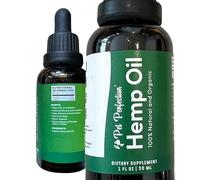 Pet Perfection® Hemp Oil for Dogs UK, Dog Calming, Anxiety Relief for Dogs, Cat Anxiety Relief, Natural, Organic, Non-GMO, Gluten-Free, Allergen-Free