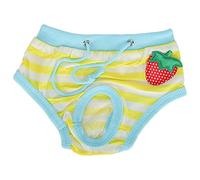 Pet Pigs Physiological Pants Strawberry Pattern Pigs Sanitary Underwear Reusable Diapers (L)