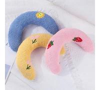 Pet Pillows for Cat Soft Fluffy Pet Calming Pillows for Cat Cat Pillow Pets Soft Toy Cat Calming Pillow U Shape Soft Fluffy Cat Pillow to Lay On Pillow Pet Calming Toy (3Pcs)