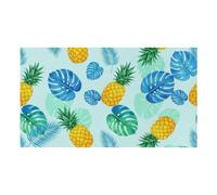 Pet Pineapple Banana Leaf Dog Bowl Mat for Food and Water | Dog Feeding Mat, Absorbent Mats for Dog Food and Water Bowl, Dispenser, Pet Placemat for Dogs, Cats, Puppy Accessories