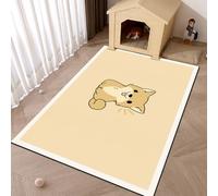 Pet Placemat Cat Dog Feeding Mat Splash-Proof Absorbent Easy To Clean Washable Diatomaceous Earth Kitten Puppy Water Bowl Mat Bathroom Doormats Carpet (Colorful 5,50x80 cm)