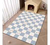 Pet Placemat Cat Dog Feeding Mat Splash-Proof Absorbent Easy To Clean Washable Diatomaceous Earth Kitten Puppy Water Bowl Mat Bathroom Doormats Carpet (Colorful 4,80x120 cm)