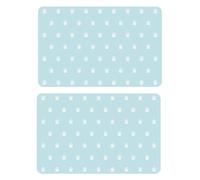 Pet Placemat - Light Blue - Pack of 2 - Perfect for Dinner Time, Helping to Keep Your Dog's Food Bowl in Place During the Feeding Frenzy - Dimensions: 55 X 35cm (Approx.)