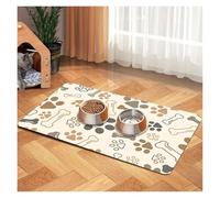 Pet Placemat Pet Earth Mat Quick Drying Non Slip Dog Feeding Placemat Kennel Mat Home Decoration(60X90CM(2X3FT)