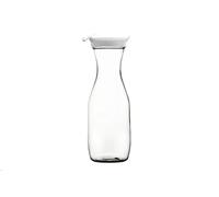 PET Plastic Carafe with Lid, 1000ml, Dishwasher Safe, Clear