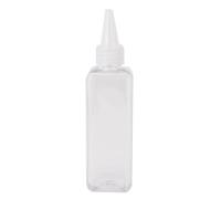 PET Plastic Hair Dye Bottle with Pointed Mouth 15pcs 100ml | Disposable Bottles, Easy Squeeze Fill, Hair Bottle, Bottles for Travelling, Hair Dye Bottle