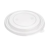 PET Plastic Lid for 1100ml,1300ml Round Bowl - 300 Pack, Clear, Disposable Lids for Takeaway, Restaurants, Catering, Food Stalls, Wholesale