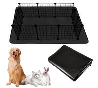 Pet Playpen Mat, Waterproof, 150 x 100 cm, Cage Mat for Guinea Pig Cage, Reusable Mat for Hamsters, Rabbits, Ferrets and Small Animals