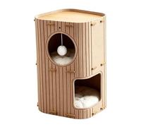 Pet Playpen Tunnel Set - 3 Way Cat Dog Enclosure, 1000g Plush Collapsibs Nest Cage, Felt Soft Interactive Toy House | Kitten Puppy Rabbites Portable PopesUp Travel Crate Kennel For Grey Indoor Outdoor