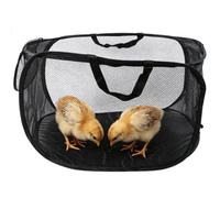 Pet Playpen With Handles Side Pocket Fine Mesh Fence