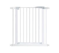 Pet Playpens,Extra Wide Whtie Metal Safety Gate with Pet Door Attach to Banister Stair Doorways Banister Wall Protector Staircase-Balusters/a/159-166Cm
