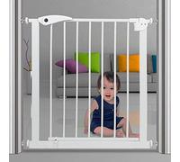 Pet Playpens Safety Gate Auto Close Swing Shut Stair Fence Pet Protection Without Drilling Metal Gate for Children Toddlers Kids Dogs Staircase-Balusters/Type a (65-72Cm)