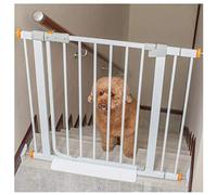 Pet Playpens Safety Gate Expansion Walk Thru Room Divider for The House, Stair Gate, Doorways & Hallways Staircase-Balusters/111-118Cm