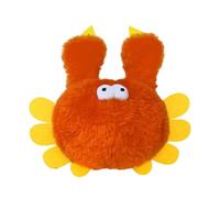 Pet Plush Chew Toy, Patting And Shaking Bird, Electric Toy,with Motion Triggered Interaction, Fun Electronic Companion (Orange)