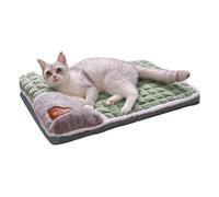 Pet Plush Mat - 60x40cm Dog Cushion, Soft Warm Sleeping Pad, Washable Plush Bed, Comfortable Back Support + Small and Large Breed Friendly + Travel Indoor Outdoor Use | Balcony Rv Kennel