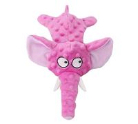 Pet Plush Toy Elephant Dog Interactive Unfilled Loud Paper Toy Cat and Dog Supplies SCg103 (Purple, 30 x 19 cm)