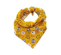 Pet Pooch Boutique Bear Hugs Dog Bandana Small/Medium size, yellow