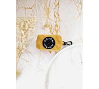 Pet Pooch Boutique MUSTARD YELLOW CORD DOG POO BAG HOLDER