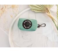 Pet Pooch Boutique SAGE GREEN CORD DOG POO BAG HOLDER