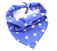 Pet Pooch Boutique Star Bandana for Dog, X-Small/Small, Blue